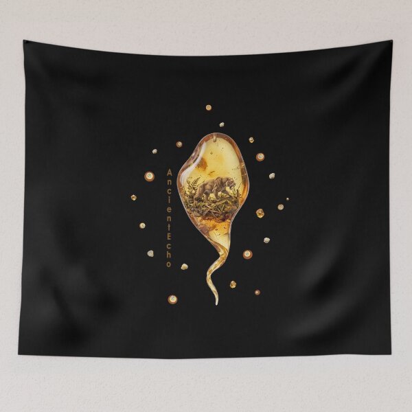 Item preview, Ancient Echo - Amber Drop with Smilodon designed and sold by Herzbaumatelier.