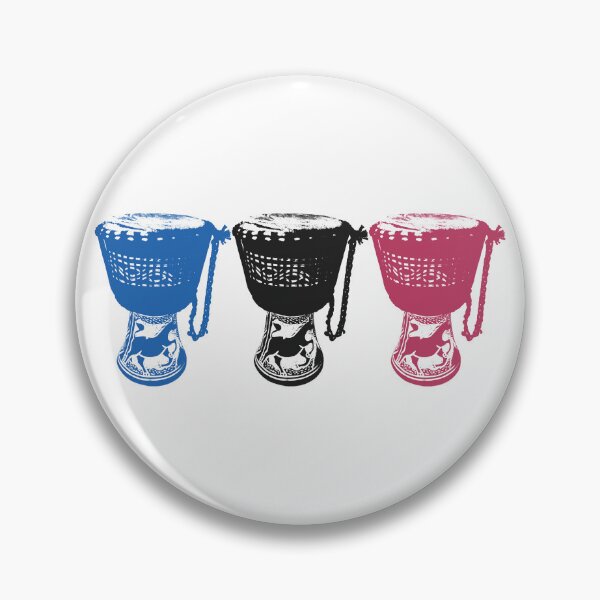 Item preview, Nigerian Rope Drums Triplet | African Art designed and sold by MammothArt.