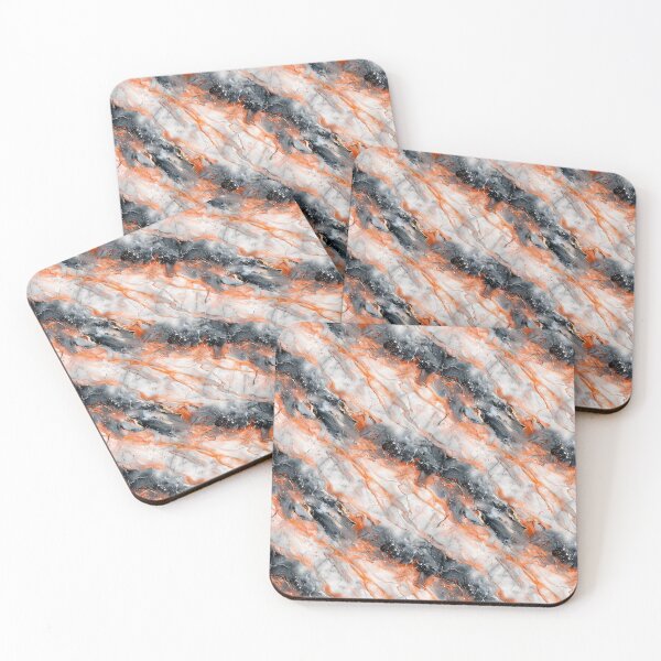 Item preview, Luxury Liquid Marble Copper and Gold Pattern designed and sold by NTGUILTY.
