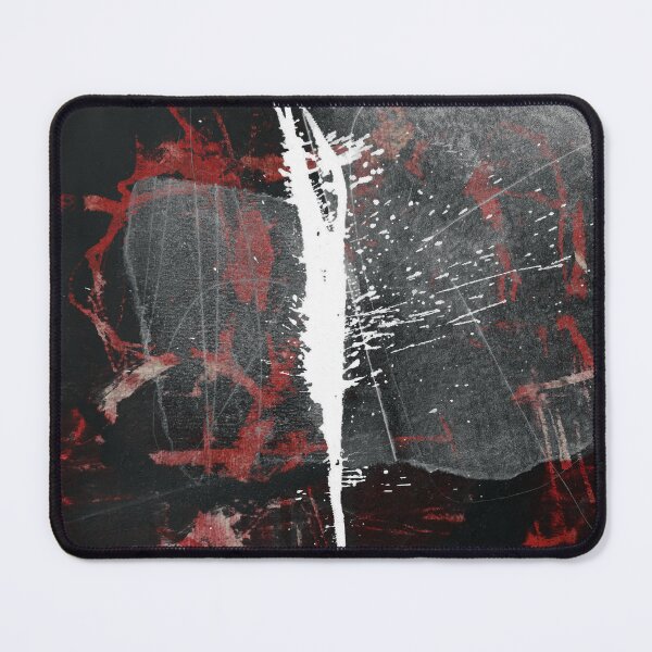Item preview, Modern Red and Black Abstract Wall Art Minimalist Industrial Geometric Composition for Home Office designed and sold by NickDedidis.