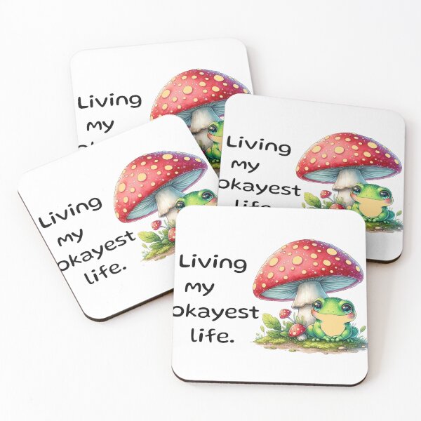 Item preview, Living my okayest life frog designed and sold by ROYALSTOURE.