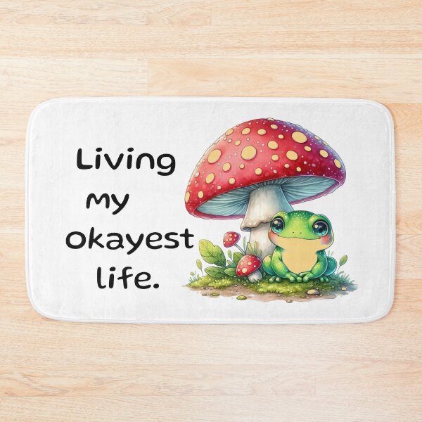Item preview, Living my okayest life frog designed and sold by ROYALSTOURE.
