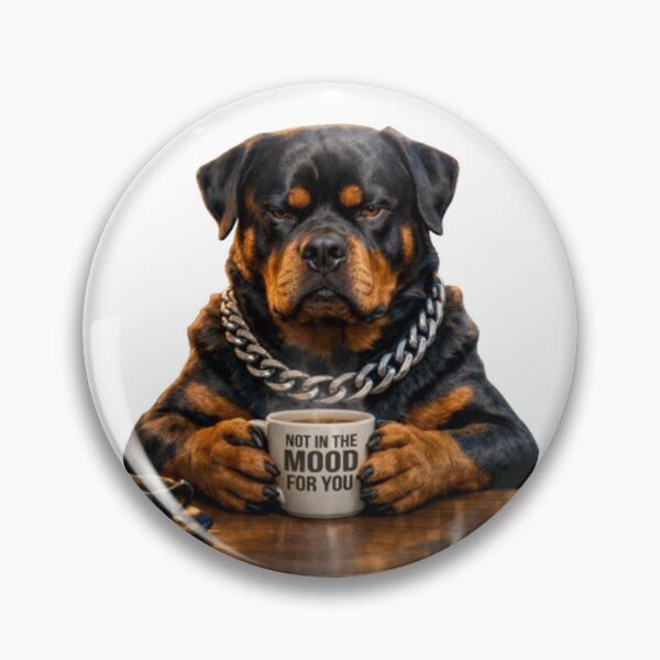 Item preview, Grumpy Rottweiler Coffee Boss – Not In The Mood For You designed and sold by Boryana12.