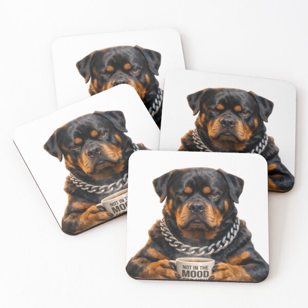Item preview, Grumpy Rottweiler Coffee Boss – Not In The Mood For You designed and sold by Boryana12.