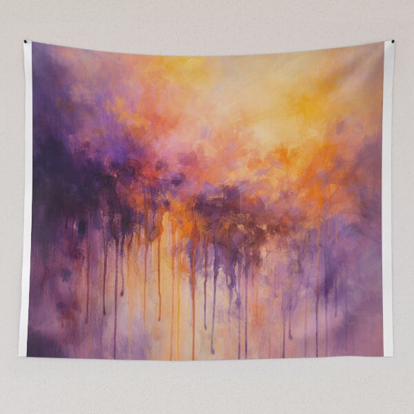 Item preview, Radiant Dripscape Color Flow Abstract Art designed and sold by Joey Santiago.