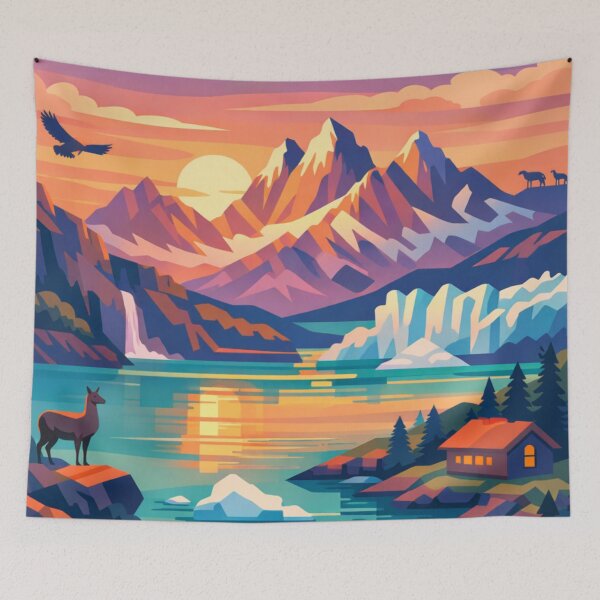 Item preview, Patagonia Travel Poster designed and sold by MatthewHeights.