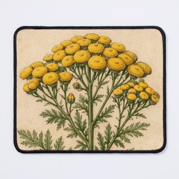 Item preview, Vintage Tansy Botanical Illustration - Tanacetum Vulgare Antique Botanical Print designed and sold by Darlin8888.