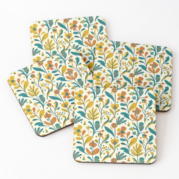 Item preview, Modern Folk Art Floral Seamless Pattern designed and sold by InkedHorizon.
