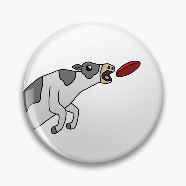 Item preview, Cow catching frisbee designed and sold by BeefHamPoultry.