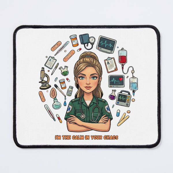Item preview, I'm the calm in your chaos (paramedic) designed and sold by Nurse Eve.