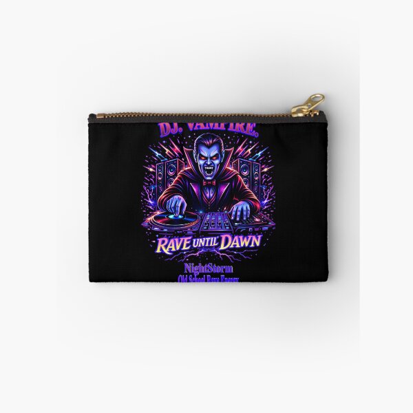 Item preview, Old School Rave Until Dawn – Vampire DJ Neon Night designed and sold by leyfinder.