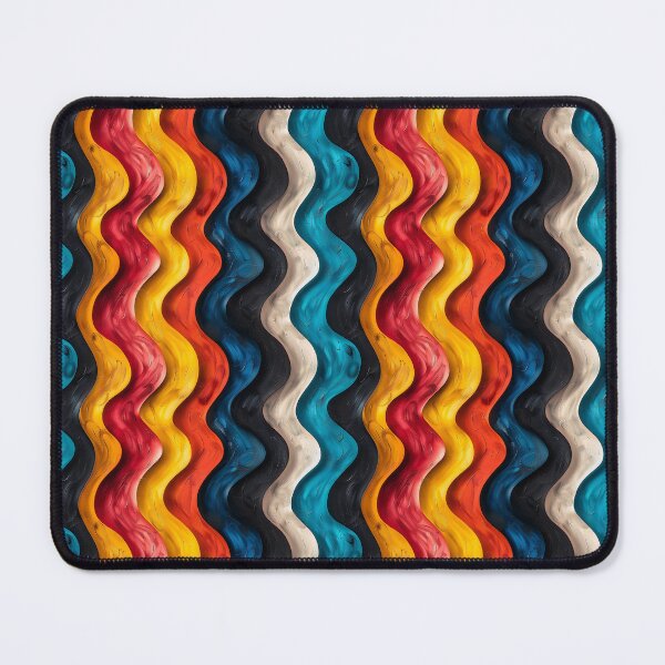 Item preview, Vibrant Groovy Wavy Stripe Abstract Pattern designed and sold by NTGUILTY.