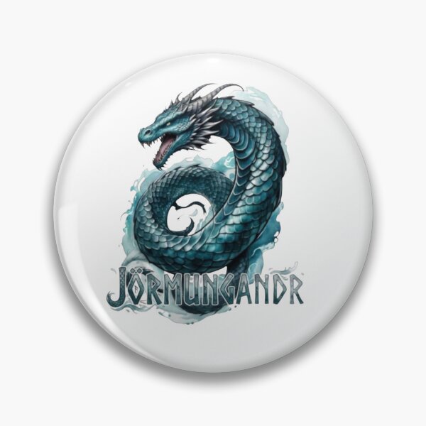 Item preview, Jörmungandr - The Midgard Serpent - Neo-Traditional Norse Tattoo designed and sold by RunicTide.