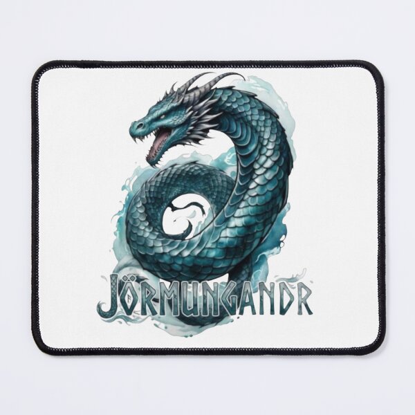 Item preview, Jörmungandr - The Midgard Serpent - Neo-Traditional Norse Tattoo designed and sold by RunicTide.