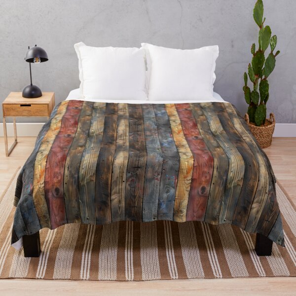Item preview, Rustic Watercolor Oak Wood Parquet Seamless Pattern designed and sold by NTGUILTY.