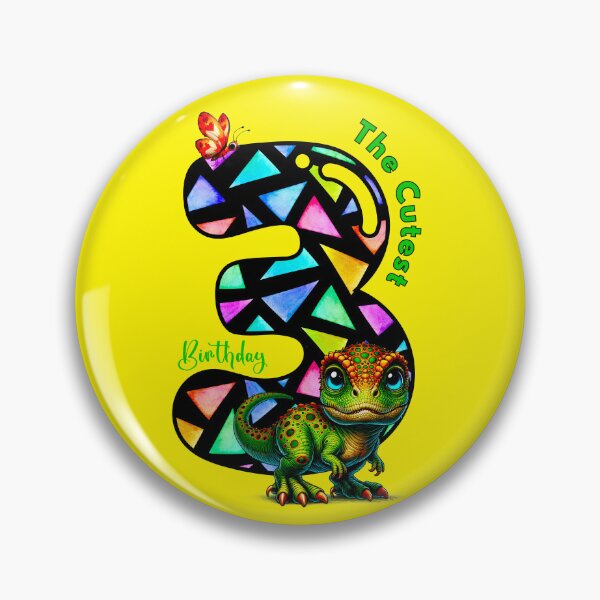 Item preview, Three Rex Birthday Dinosaur designed and sold by Doodle-Bloom.