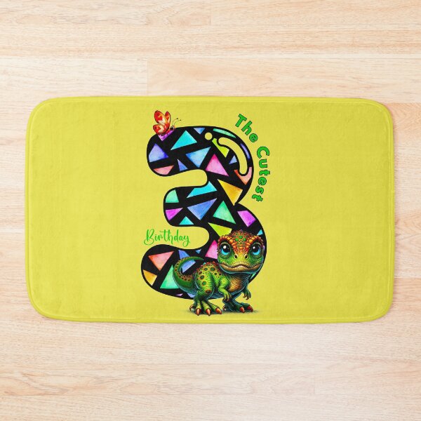 Item preview, Three Rex Birthday Dinosaur designed and sold by Doodle-Bloom.