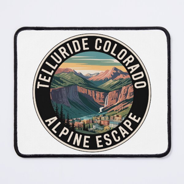 Item preview, Telluride Colorado Alpine Escape Sticker – Vintage San Juan Mountains Travel Design designed and sold by pod24.