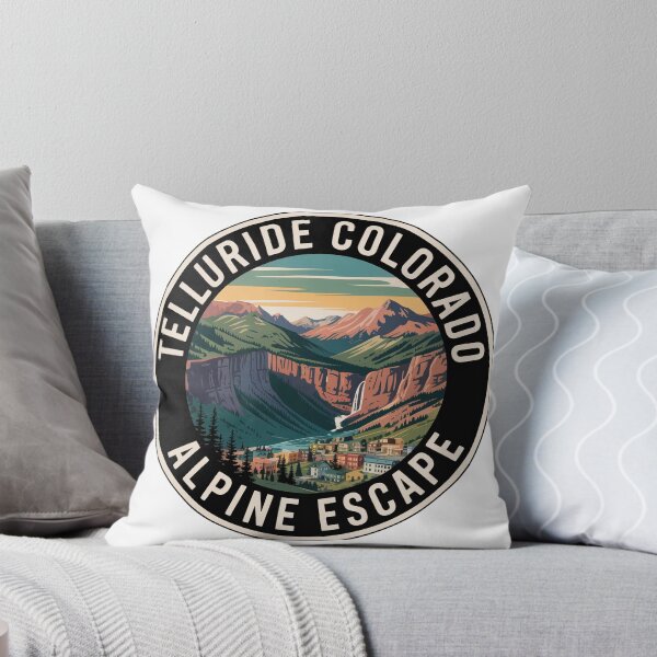 Item preview, Telluride Colorado Alpine Escape Sticker – Vintage San Juan Mountains Travel Design designed and sold by pod24.