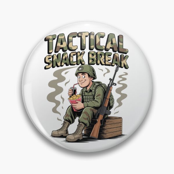Item preview, Tactical Snack Break Funny Soldier Meme | Military Humor Cartoon Design designed and sold by DmaarGroup.