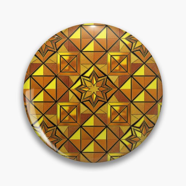 Item preview, Golden Square, rhombus and star pattern. designed and sold by Giulivo Store Graphic.