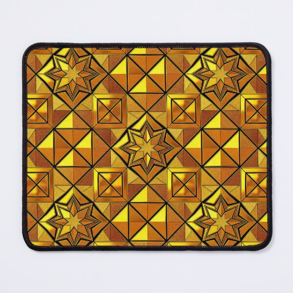 Item preview, Golden Square, rhombus and star pattern. designed and sold by Giulivo Store Graphic.