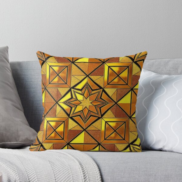 Item preview, Golden Square, rhombus and star pattern. designed and sold by Giulivo Store Graphic.