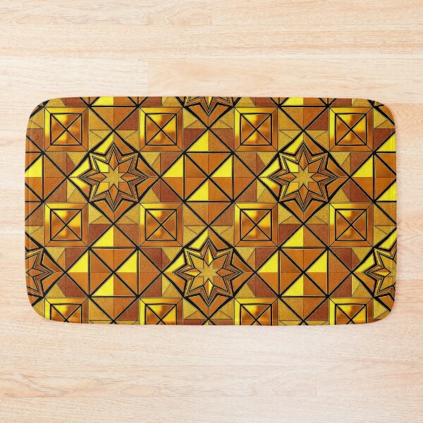 Item preview, Golden Square, rhombus and star pattern. designed and sold by Giulivo Store Graphic.