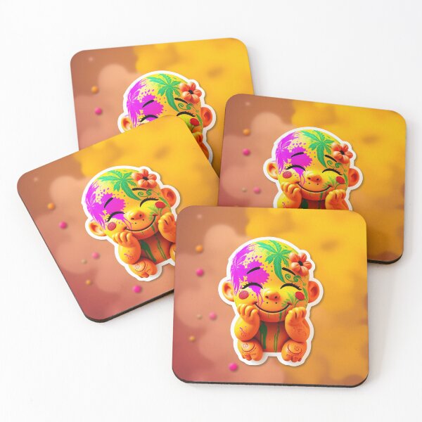 Item preview, Smiling Holi Baby with Vibrant Colors designed and sold by Teewave-Ashish.