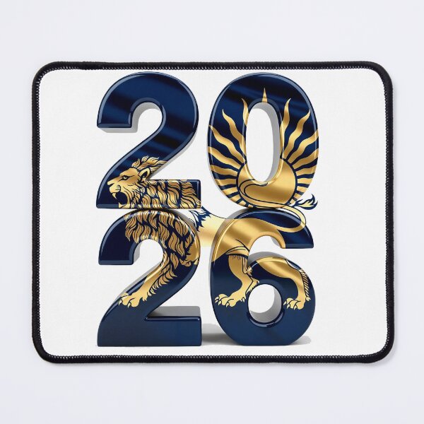 Item preview, Luxury 2026 Lion – Golden Persian New Year Design designed and sold by HeleDesign1983.