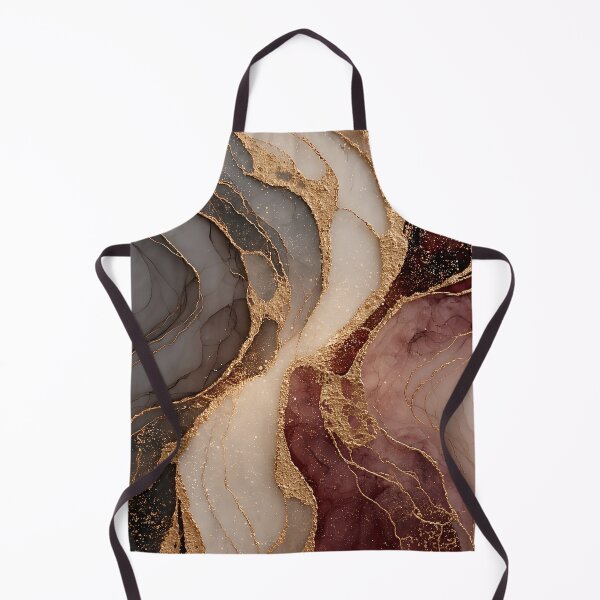 Item preview, Dreamy Burgundy and Slate Fluid Gemstone with Gold designed and sold by Nine Lives Studio.
