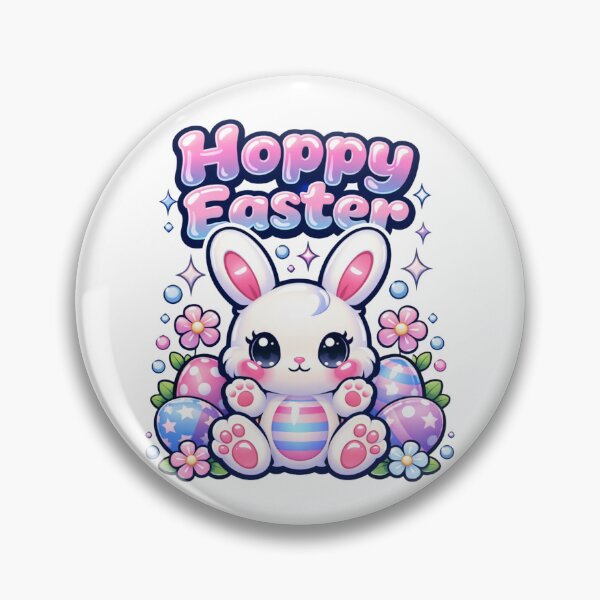 Artikelvorschau, Frohe Ostern! Niedlicher Pastellhase (Y2K-Grafik) entworfen und verkauft von Icyteedesigns.
