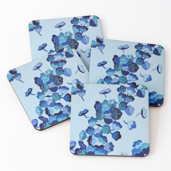 Item preview, Small blue flowers 2 designed and sold by Ginette Ash.