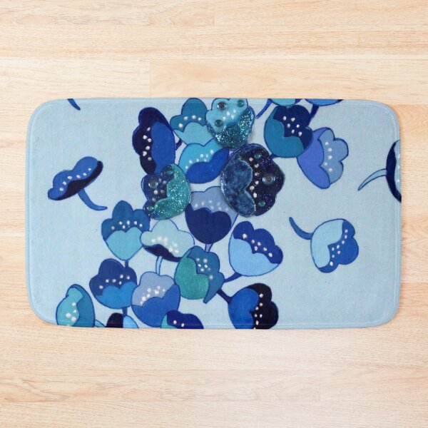 Item preview, Small blue flowers 2 designed and sold by Ginette Ash.
