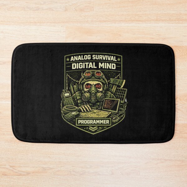 Item preview, Analog Survival Digital Mind designed and sold by Tactical Override.