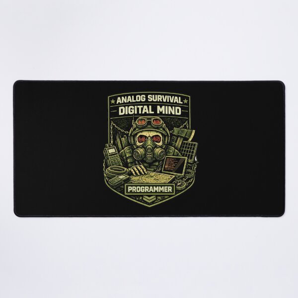 Item preview, Analog Survival Digital Mind designed and sold by Tactical Override.
