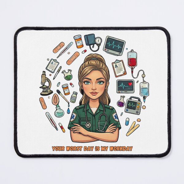Item preview, Your worst day is my workday (paramedic) designed and sold by Nurse Eve.