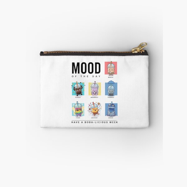 Item preview, Mood of the Day Boba Tea – Cute Kawaii Bubble Tea Week Mood Design designed and sold by ThreadThatSpeak.