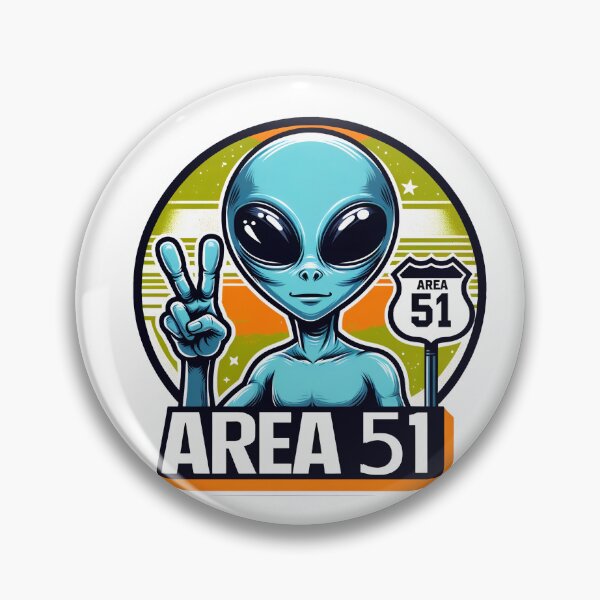Item preview, Area 51 Peace Alien designed and sold by RobertMartinArt.