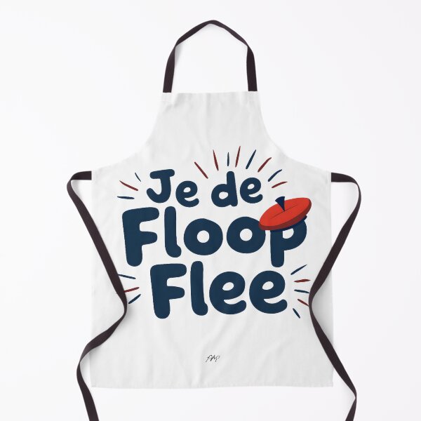 Item preview, Je de Floop Flee – FRIENDS Inspired Joey French Joke with Red Beret | Funny Pop‑Culture Sticker & Tee designed and sold by Nene's design.