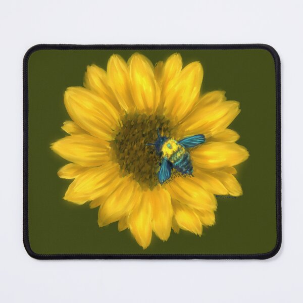 Item preview, Sunflower carpenter bee  designed and sold by AziJ-Designs.
