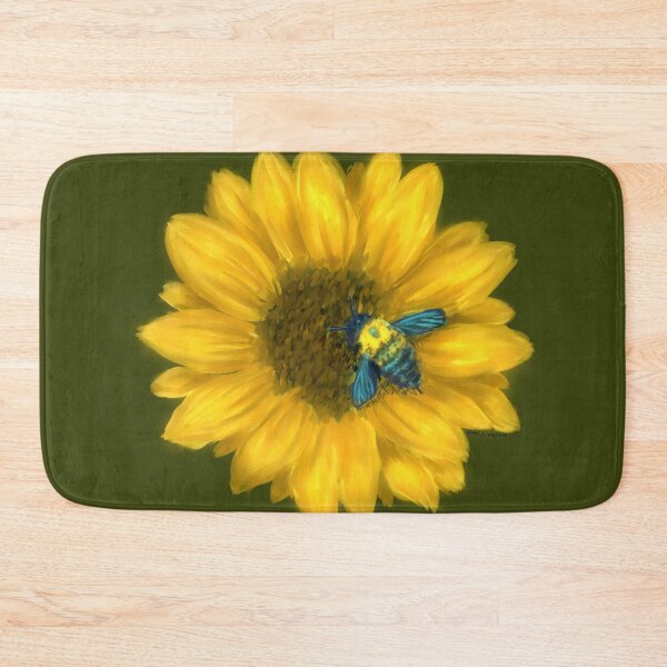 Item preview, Sunflower carpenter bee  designed and sold by AziJ-Designs.