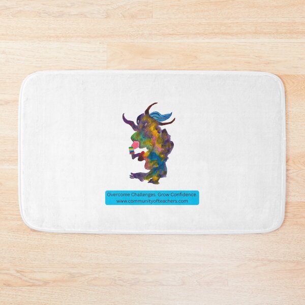Item preview, Overcome Challenges Grow Confidence – Confidence Creature Motivation for Teachers & Students designed and sold by Joshua Faden | Confidence Creatures.