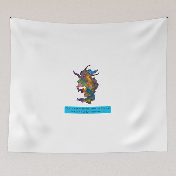 Item preview, Overcome Challenges Grow Confidence – Confidence Creature Motivation for Teachers & Students designed and sold by Joshua Faden | Confidence Creatures.