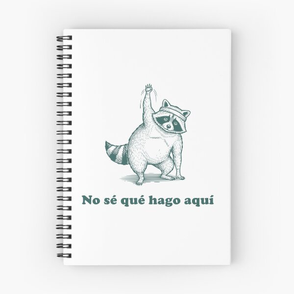 Item preview, Camiseta Mapache Graciosa No Sé Qué Hago Aquí designed and sold by NoSurpluses.