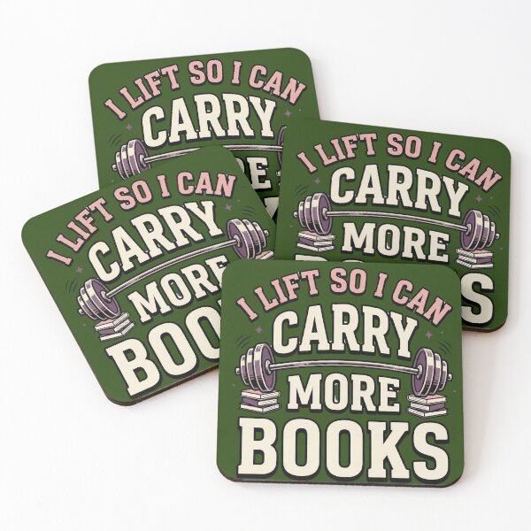Aperçu de l'œuvre I Lift So I Can Carry More Books – Funny Book Lover Design créée et vendue par memonto.