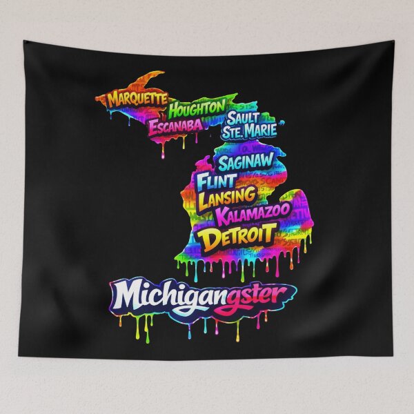 Item preview, Michigangster designed and sold by Viki’s Visions.