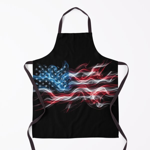 Item preview, USA Flag Abstract Energy Smoke Art designed and sold by FUIRY .