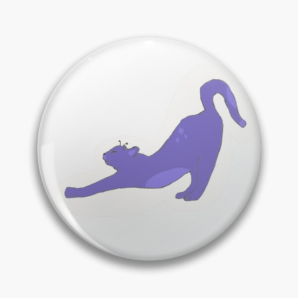 Item preview, Stretching Alien Cat designed and sold by Starrgazedart.