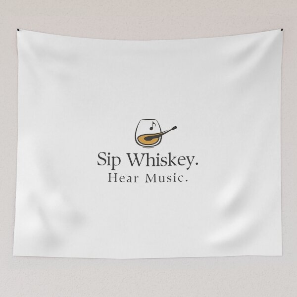 Item preview, Sip Whiskey. Hear Music. – Bourbon & Music Lover Design designed and sold by Hodboys.